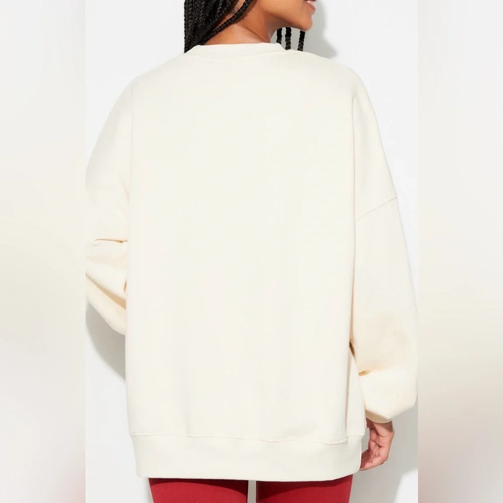 ❤️Spiritual Gangster Lovers Boyfriend Cotton Graphic Sweatshirt. Ladies L - Picture 3 of 14